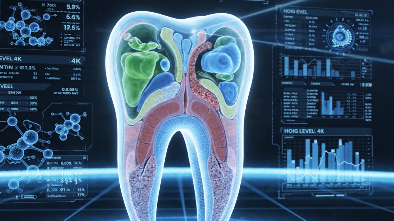 Exploring the Digital Anatomy of a Tooth: A Comprehensive Look at the Structure and Composition of a Human Tooth through Advanced 3D Visualization Techniques