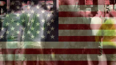 american flag video