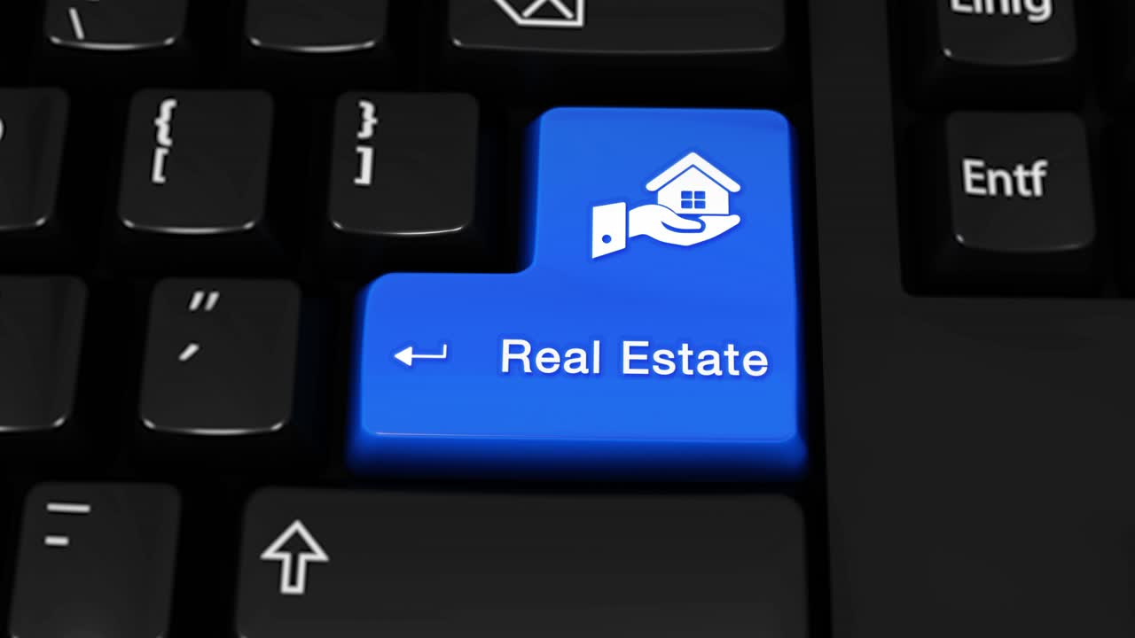 Real Estate Button on a Keyboard