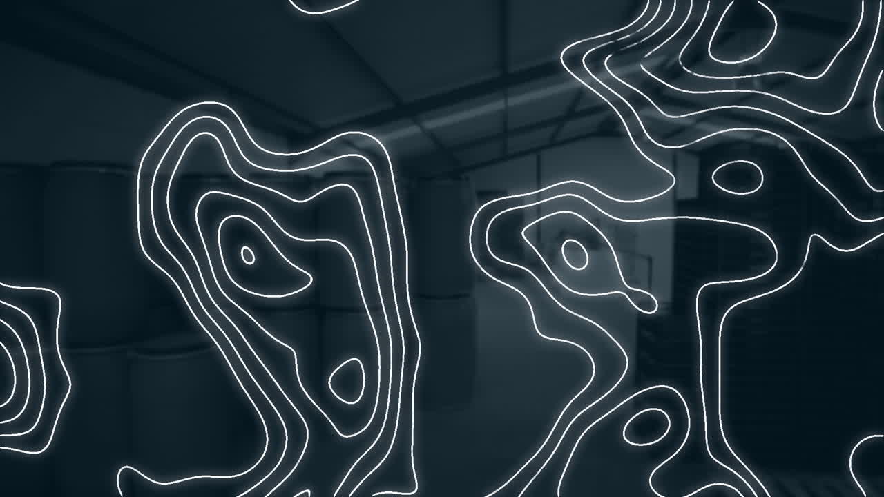 animación de isohyspses sobre el almacén