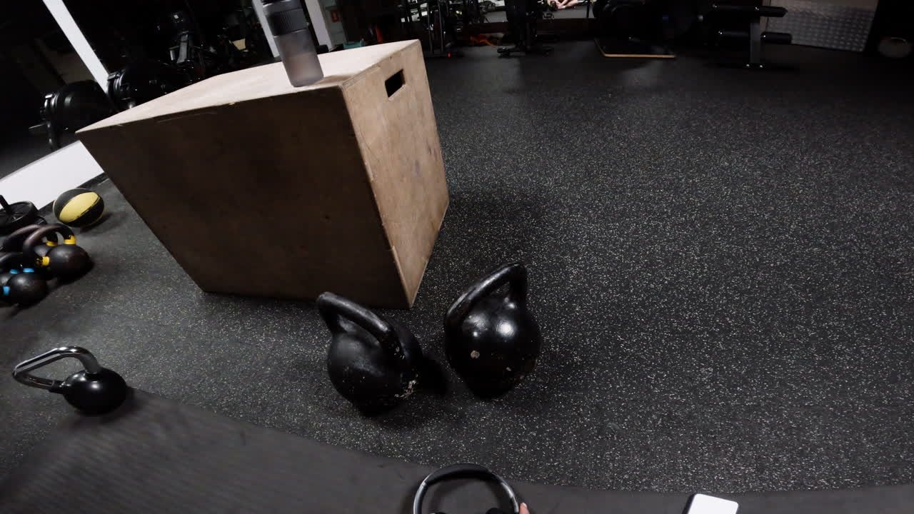 체육관 운동 세션