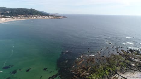 ruins of a medieval castle by the sea