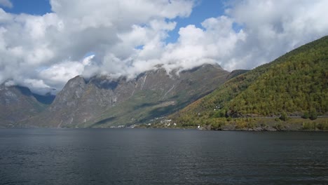 Close-up-view-of-the-deep-blue-waters-of-Sognefjord-in-Norway