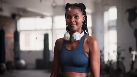 woman at the gym