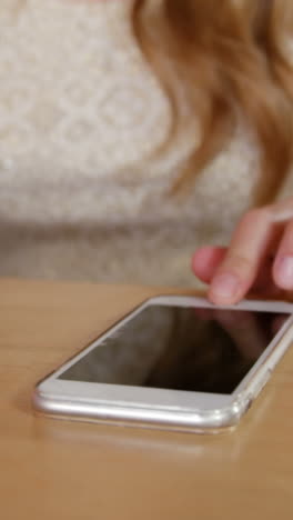 woman using mobile phone