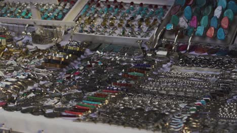 handheld shot of mexican handcrafts in a popular travel destination in mexico at 120fps