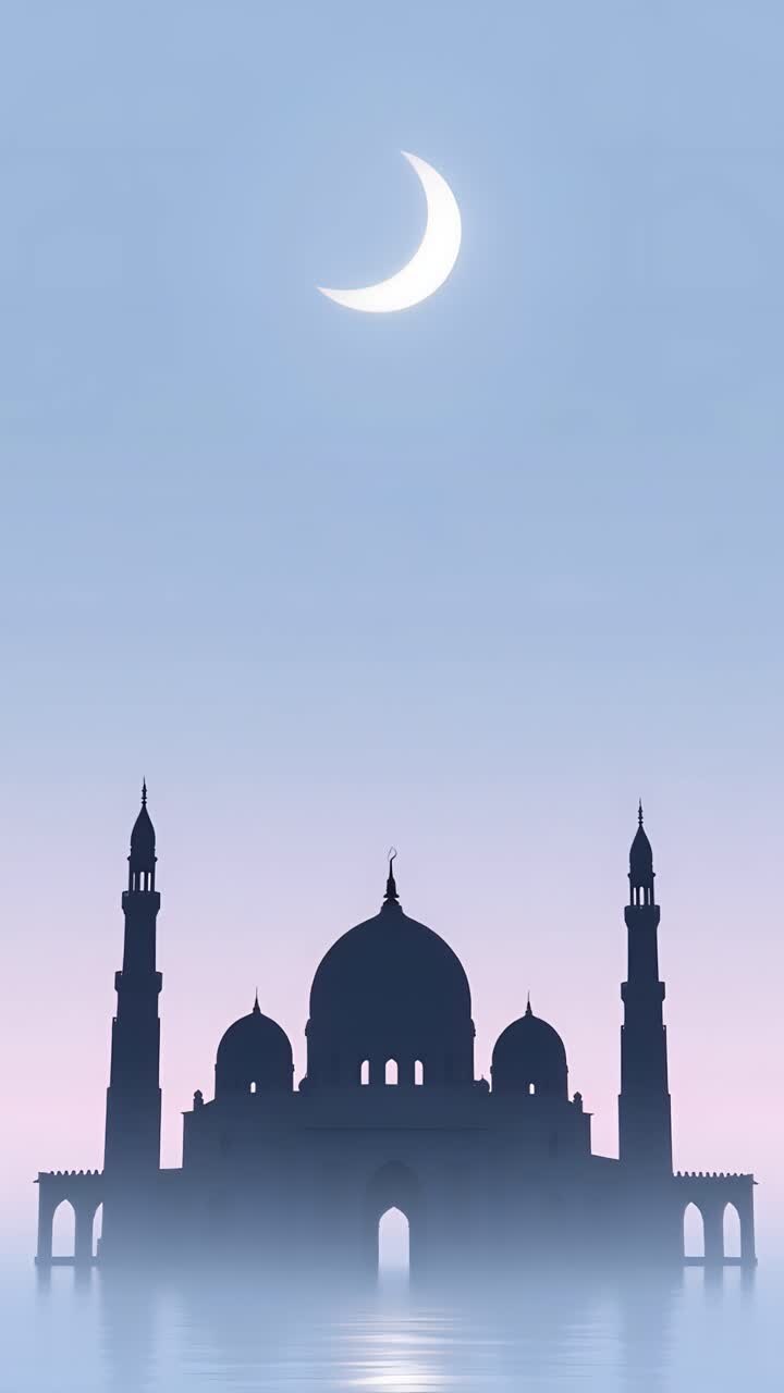 Eid al-Adha Moschea Sfondo islamico 4K