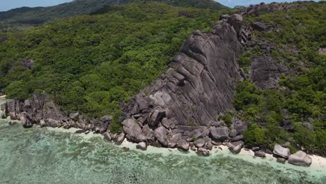 seychelles la digue rocks aerial drone53.mp4