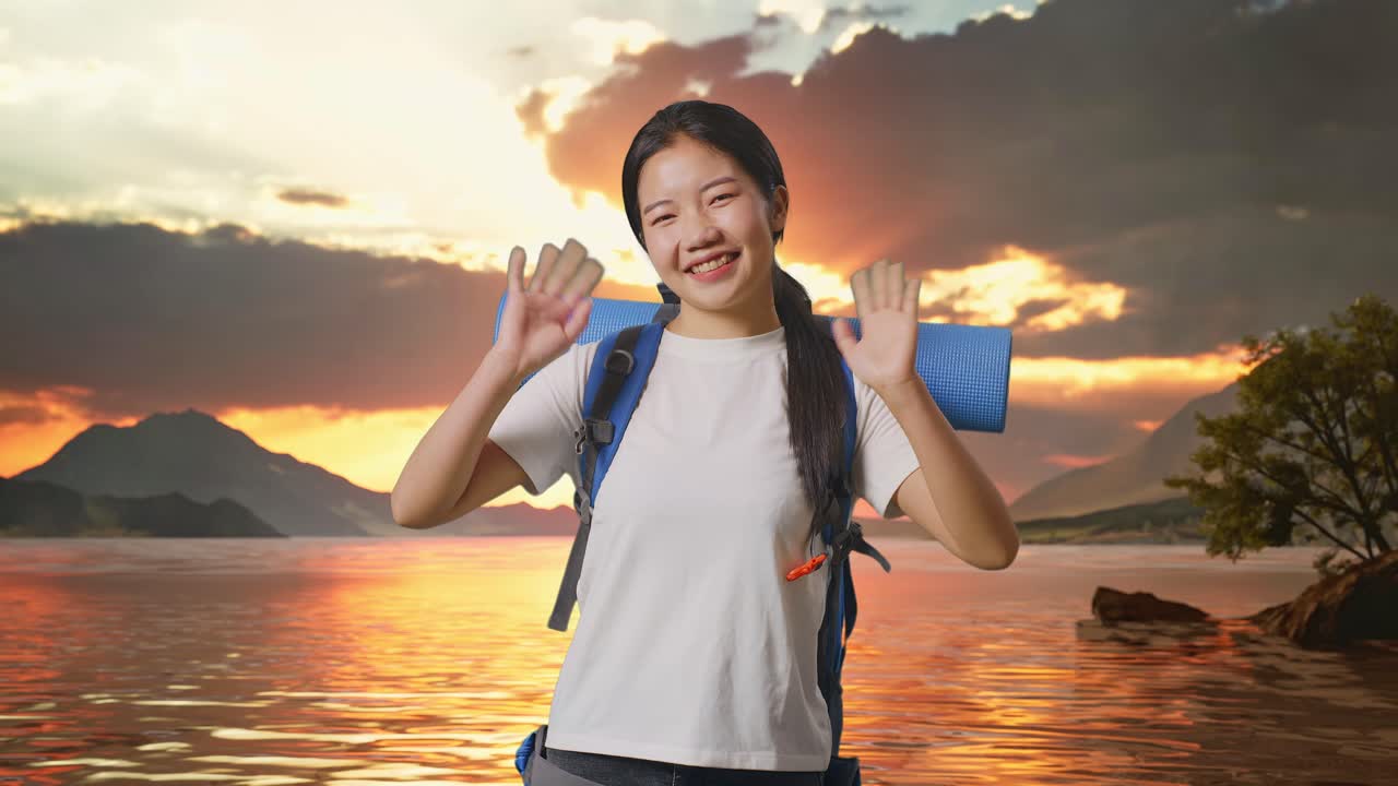 해가 지면 행복한 산책자