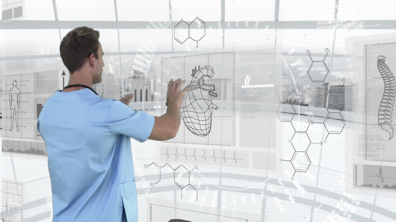기술을 사용하는 연구원