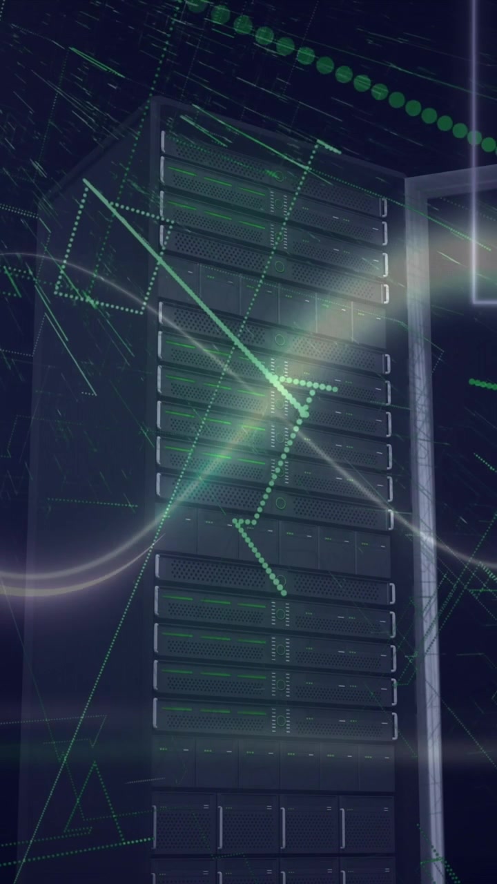 Animation of shapes and spots over server