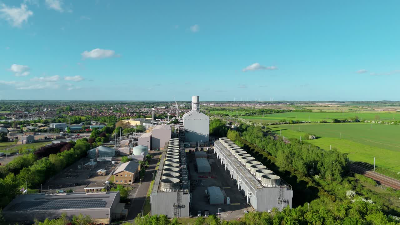 Gas and Steam Turbines at Little Barford Power Plant, England