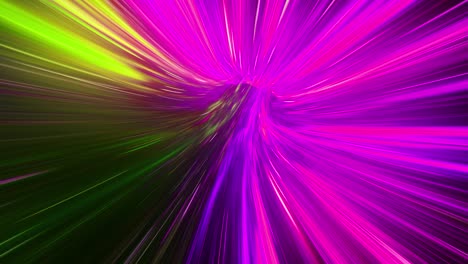 agujero de gusano a través del tiempo y el espacio, deformación a través de la ciencia ficción. salto abstracto en el espacio en el hiperespacio. volando a través de coloridos túneles de datos multicolores. bucle sin costuras, animación 3d en 4k