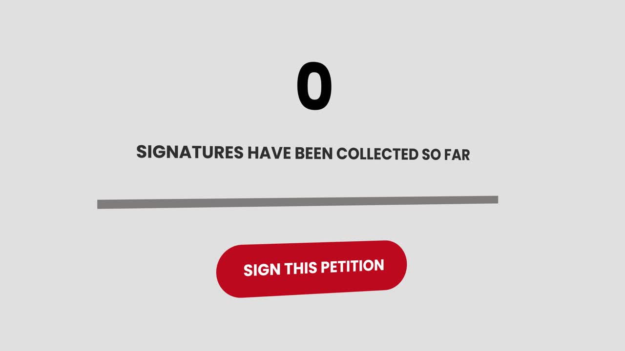 Petition Signature Collection Progress