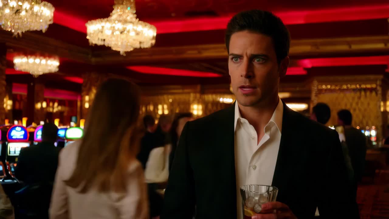 카지노에 있는 남자