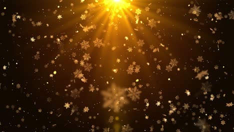 christmas festive amazing shining gold particles for events like birthday new year anniversary