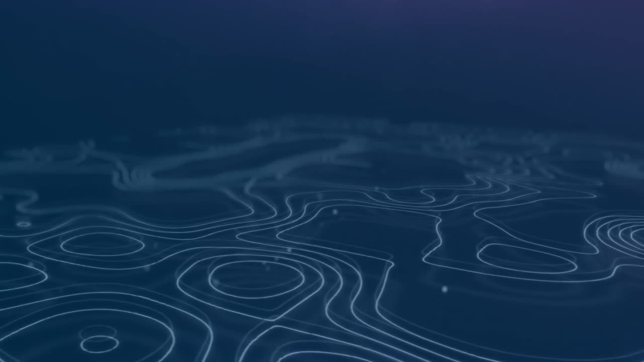 animación de líneas blancas sobre fondo azul