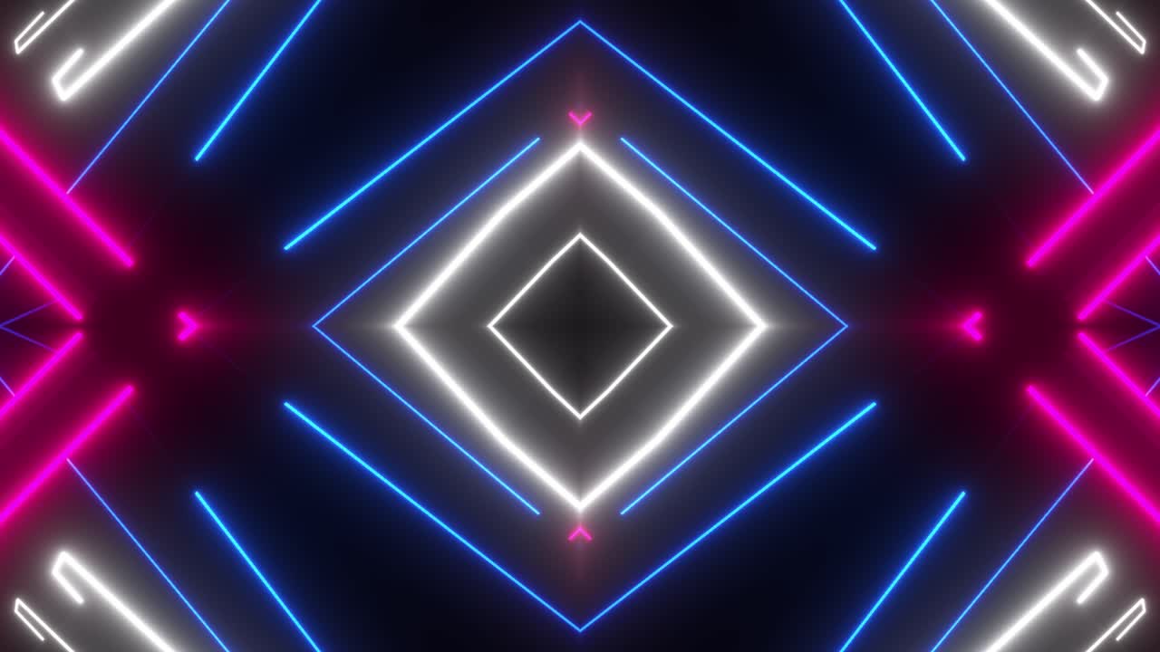 patrón geométrico de neón