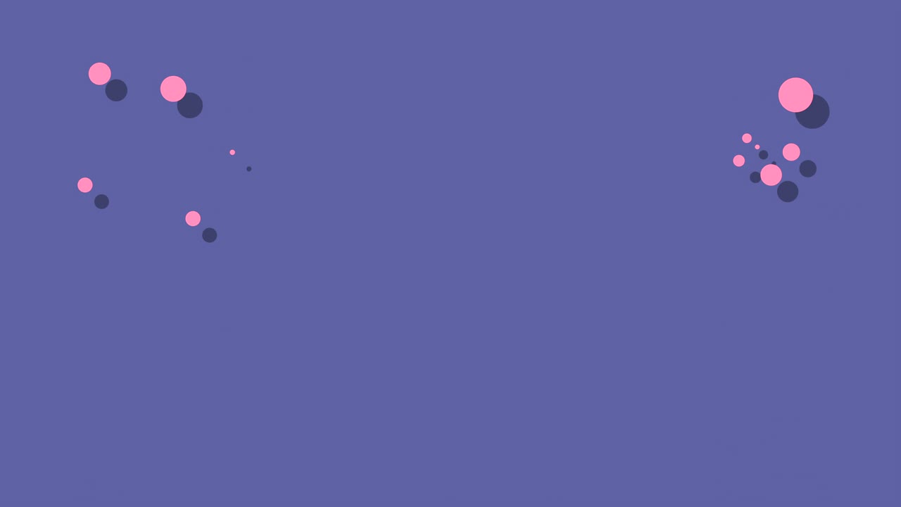 Small geometric shapes moving speedy