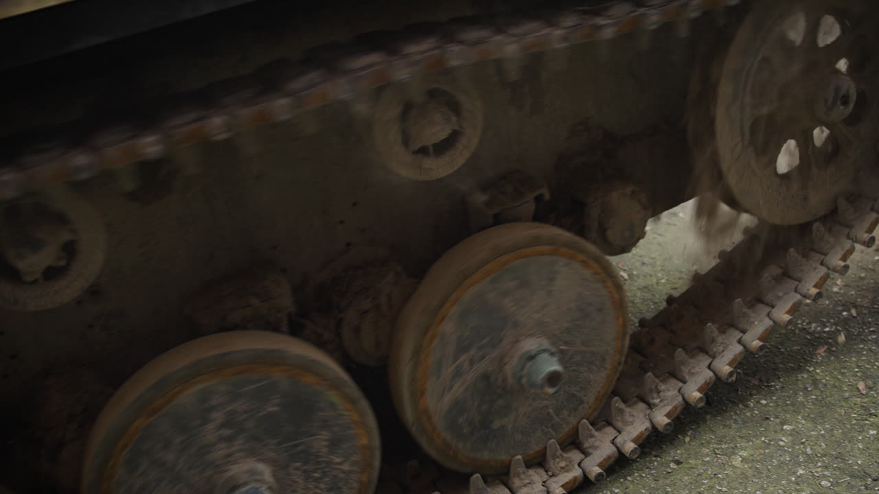 Close-up of a Tank Tread