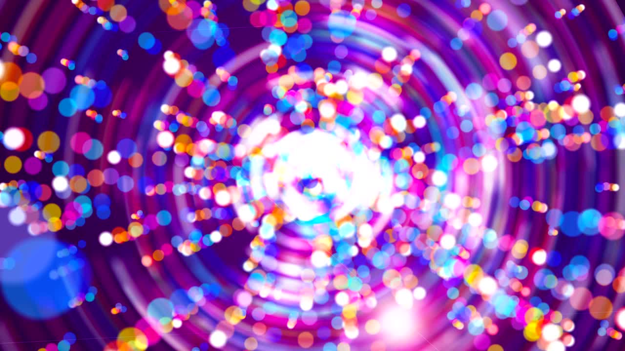 공간에서 밝은 보라색 추상적인 플래시, 현대적인 컴퓨터 생성 배경, 3d 렌더링 배경