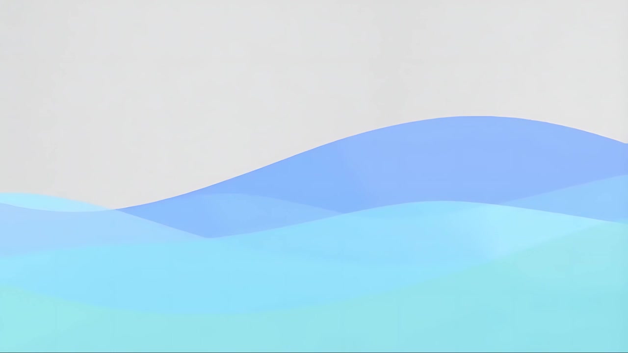 Minimalistischer Abstrakter Bewegter Wellenhintergrund 4K