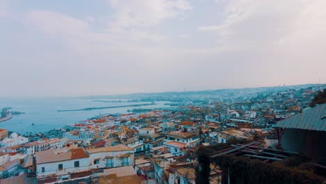 a plan from above of the city of algiers