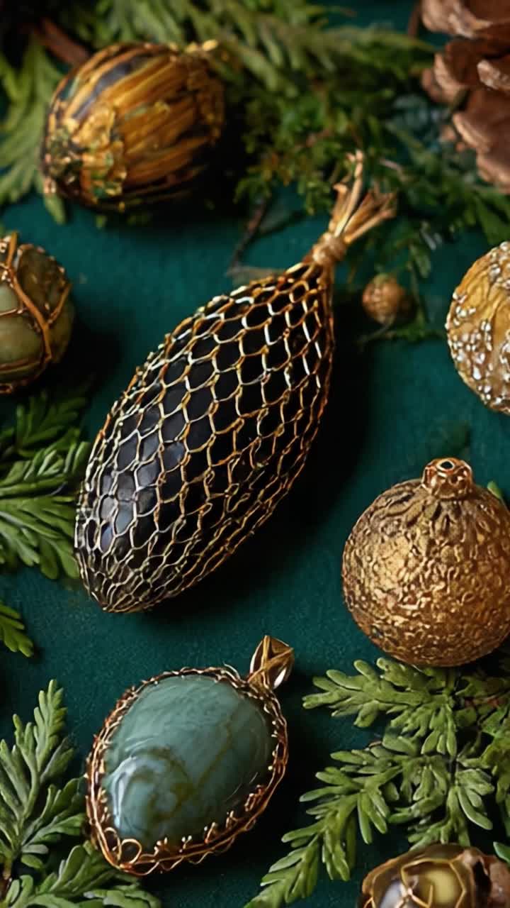 Elegant Decorative Ornaments Featuring Unique Designs and Beautiful Finishes for Creating a Festive Atmosphere in Any Setting