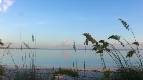 Static-video-of-a-beach-scene-in-Hoopers-Bay-on-Exuma-in-the-Bahamas