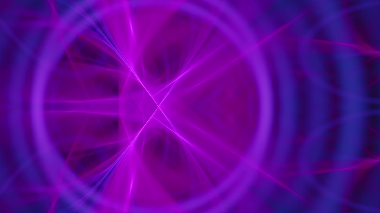 tecnología futura espejo fondo holográfico carga panel pantalla de neón círculo óptico púrpura luz moviéndose lentamente