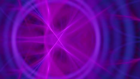 tecnología futura espejo fondo holográfico carga panel pantalla de neón círculo óptico púrpura luz moviéndose lentamente