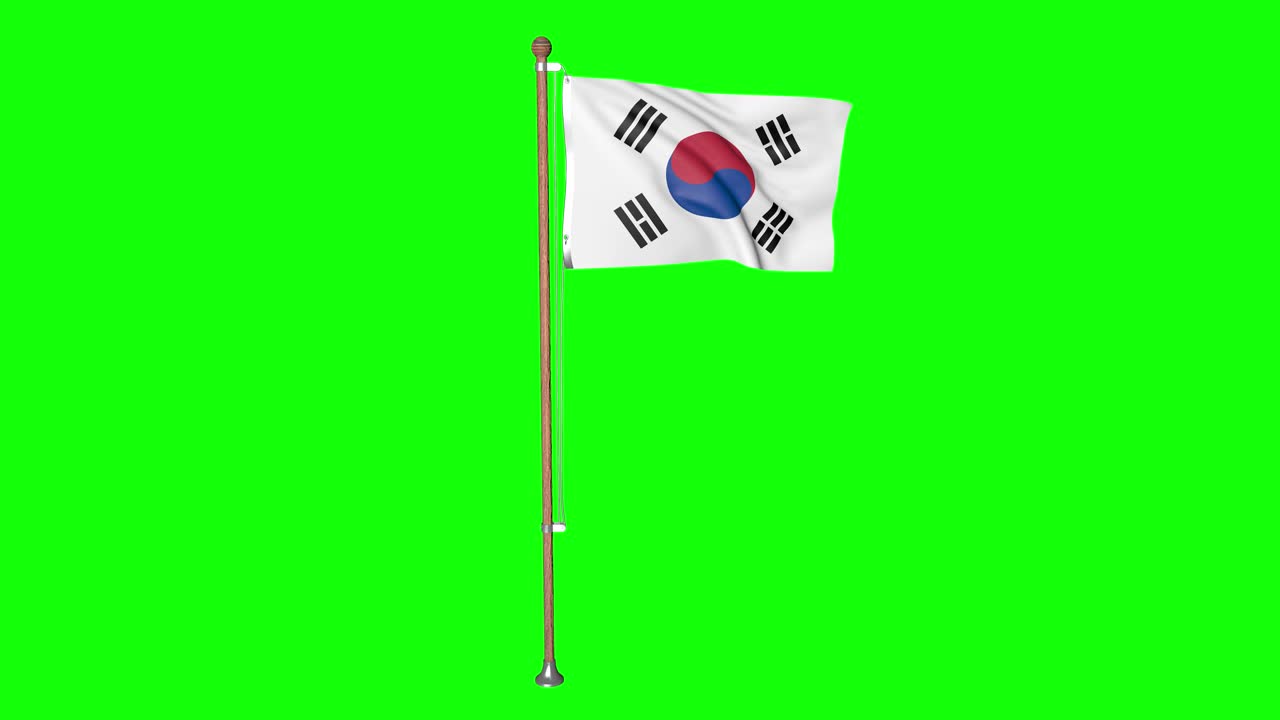 초록색 스크린 남한  ⁇ 발과  ⁇ 발 기둥