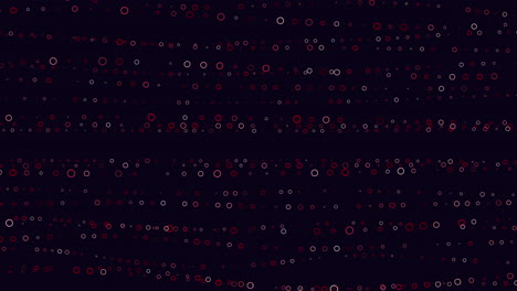 abstract rings pattern with waves effect on black gradient