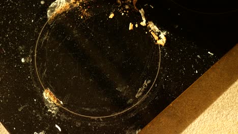 dirty stovetop