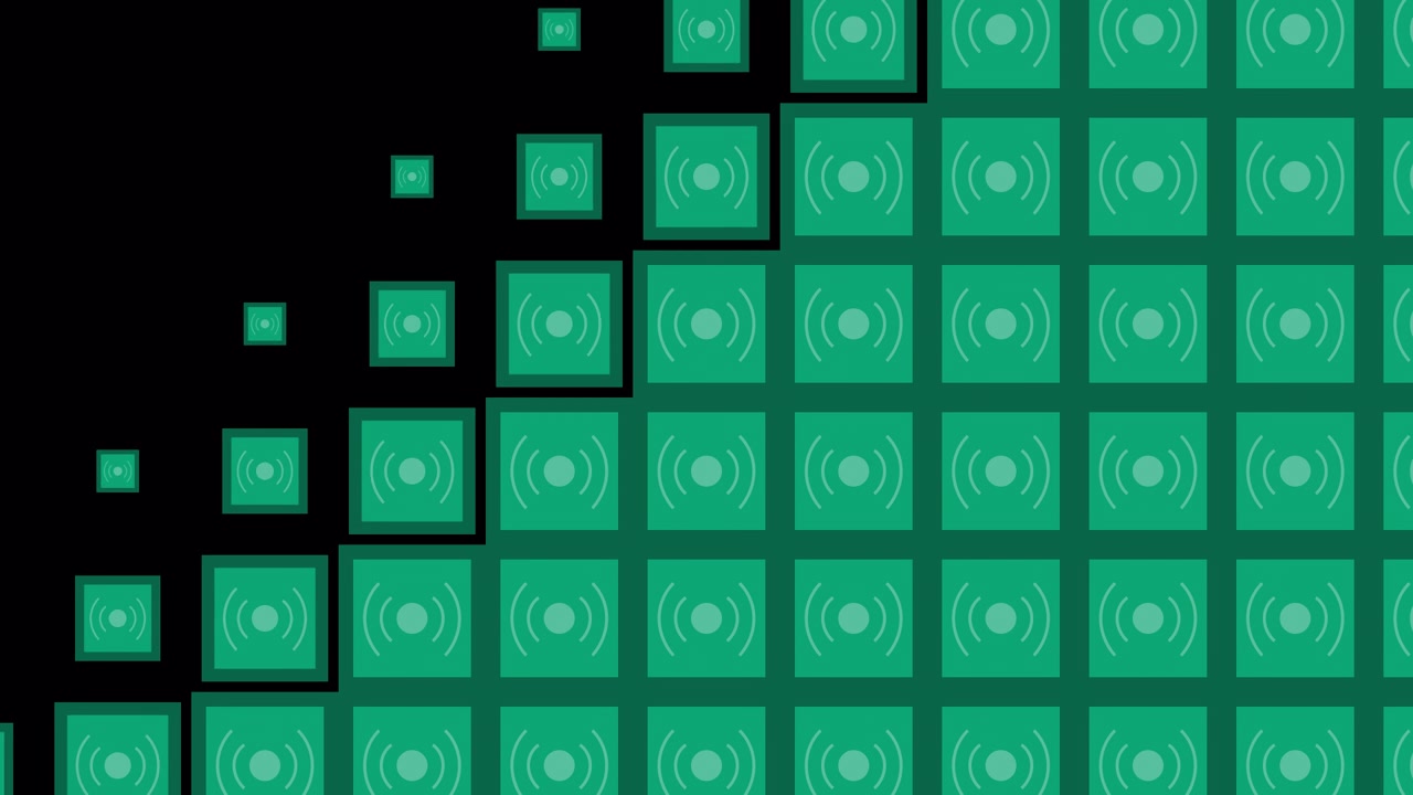 Streaming Block tile wave Transitions. 1080p - 30 fps - Alpha Channel (2)