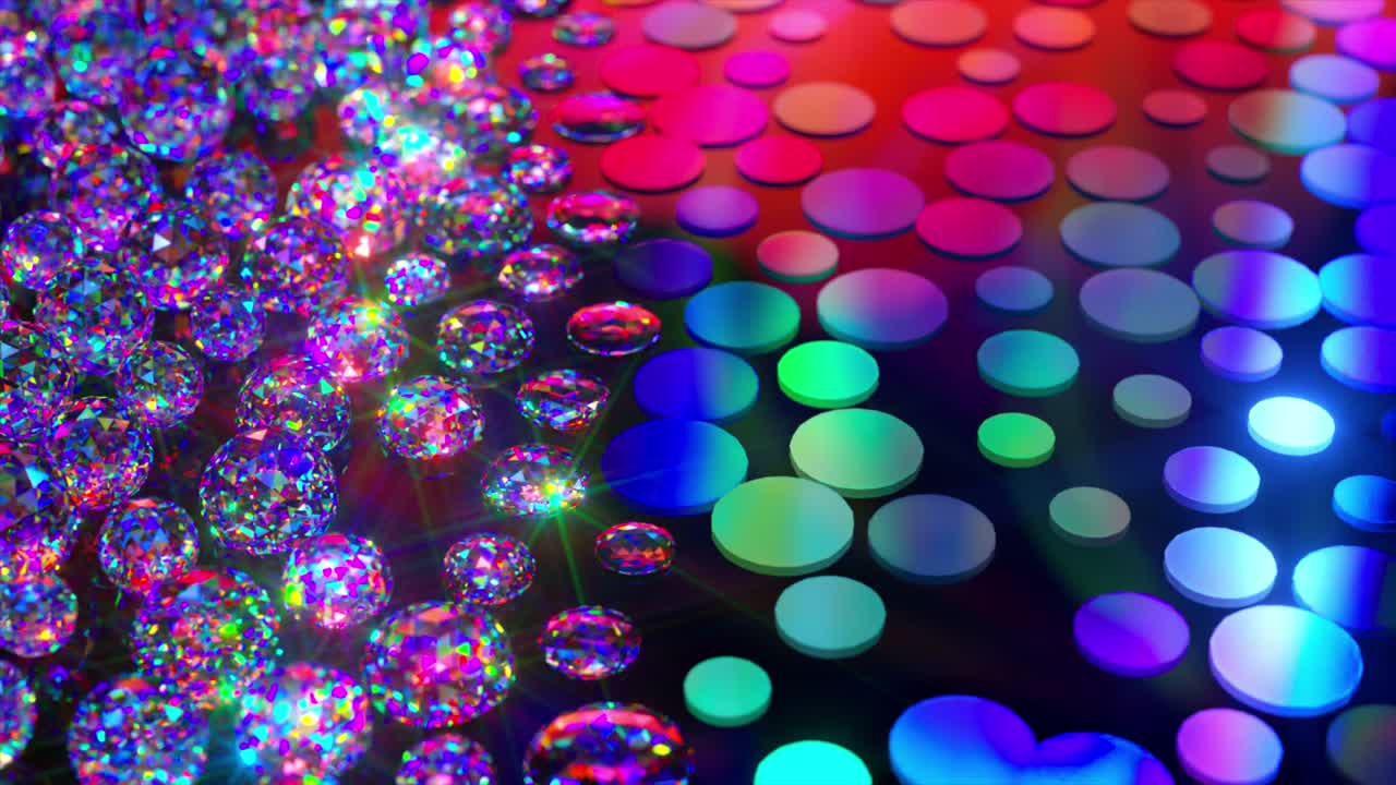 다채로운 거품이 폭발합니다. 3d 렌더링