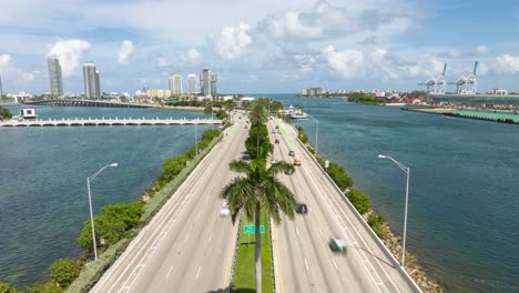 macarthur causeway traffic time lapse