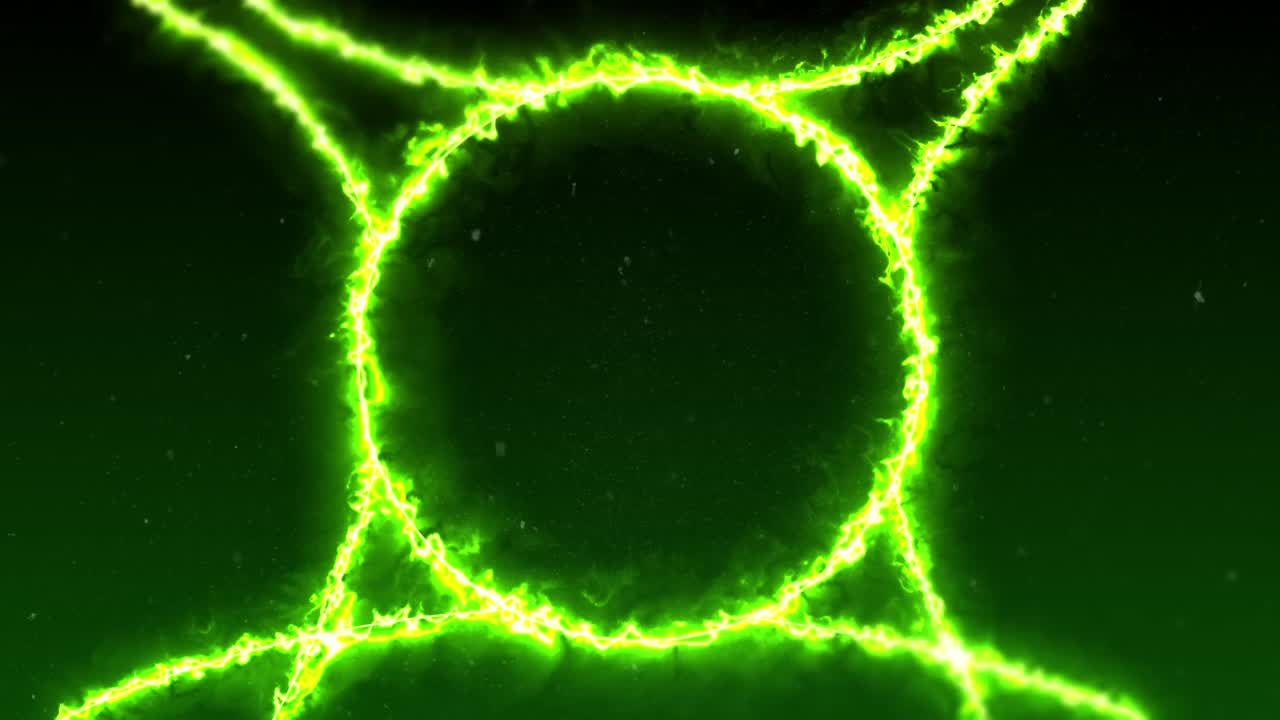 Green scary circle frame holding Device