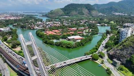 Cable-Stayed-Bridge-At-Barra-Da-Tijuca-In-Rio-De-Janeiro-Brazil