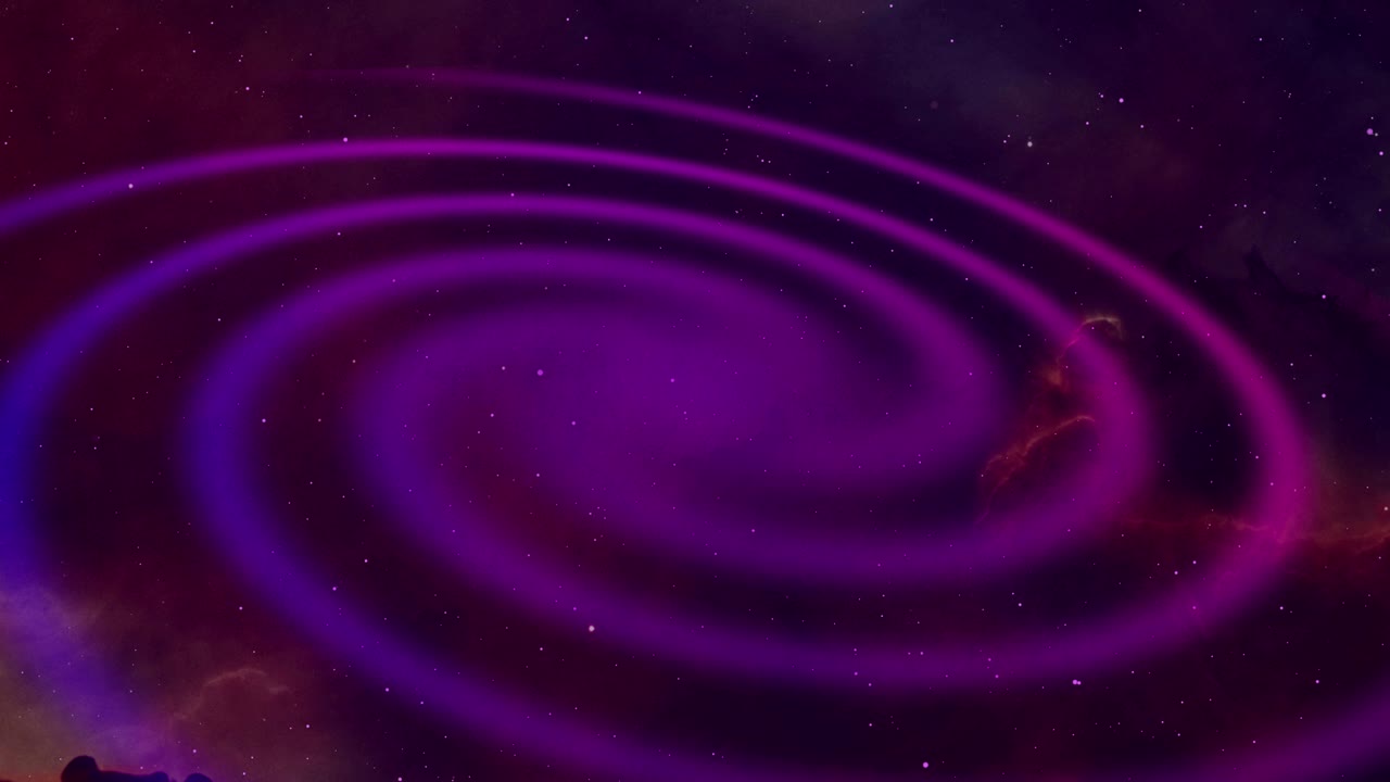 4K Purple - Galaxy Background Animation
