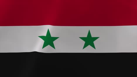 syria waving flag animation 4k moving wallpaper background