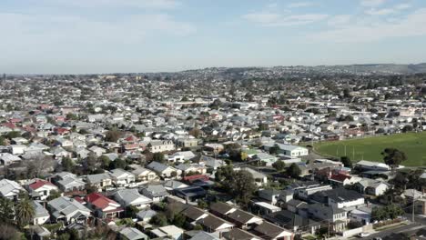 aerial over suburbs of geelong including highton and wandana heights