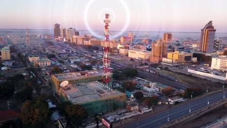 Emisor-De-Ondas-De-La-Torre-De-Radio-Tanzaniav