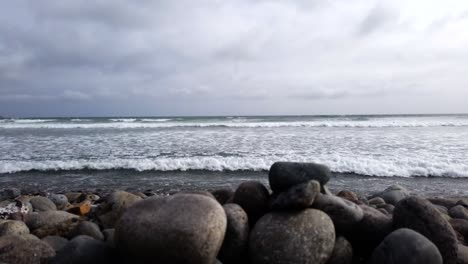 Playa-Redonda-Ii-Playa-En-Lima-Peru-Timelapse,-Tiro-Panorámico-De-Destino-Turístico