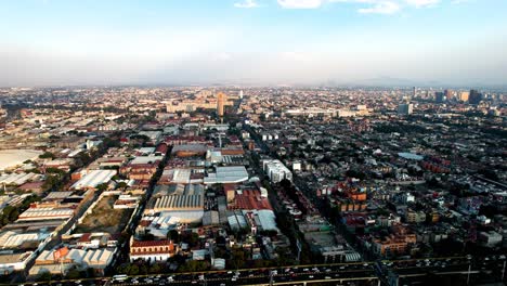 aerial-shot-of-city-of-Tlatelolco-in-Mexico-city