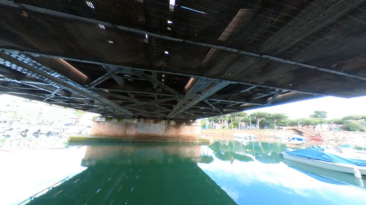 Underneath a Bridge: Canal Reflections