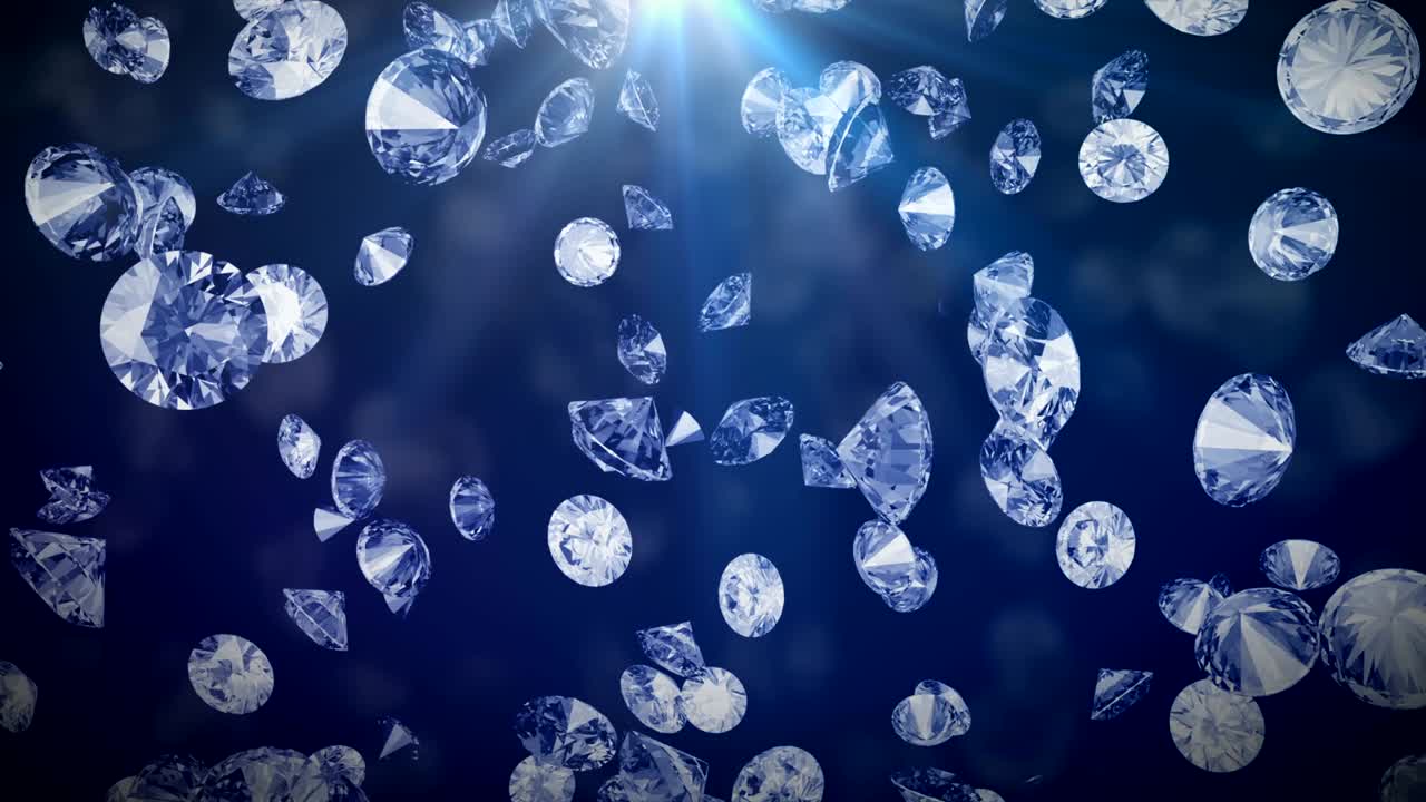 다이아몬드가 떨어지는 배경