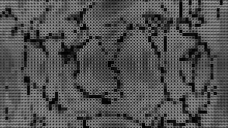 4K Abstract Visualization of Data Flow.