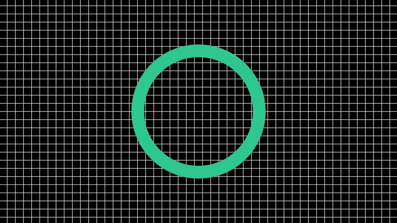 cuadrícula de fondo abstracta con círculos versión a 4