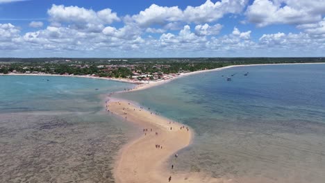 el camino de moses en santa cruz cabralia bahía brasil